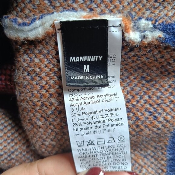 M🎄Festive Red Reindeer Ugly Holiday Sweater for Men Unisex - Picture 7 of 7